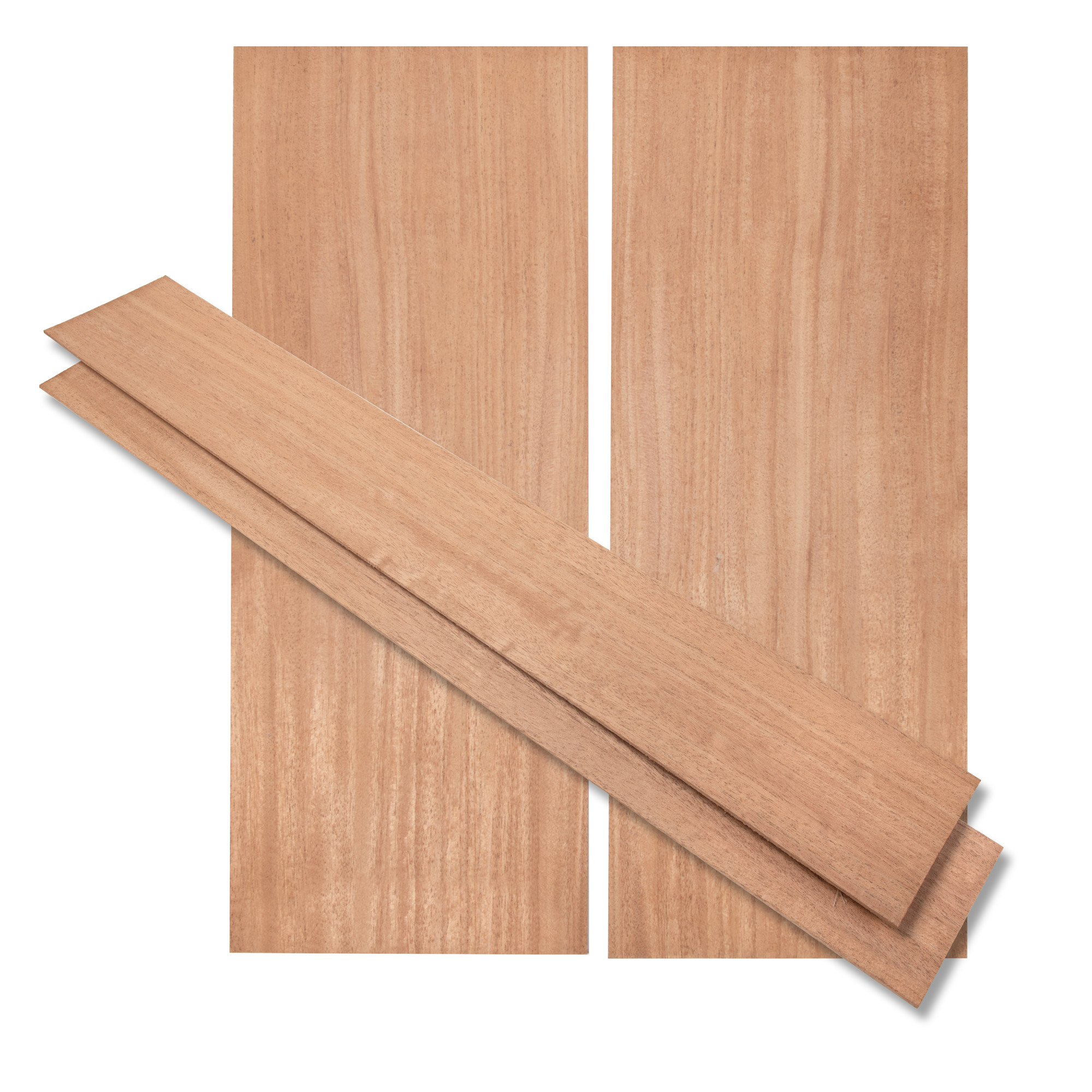 Ensemble dos et côtés en acajou africain pour guitare Dreadnought