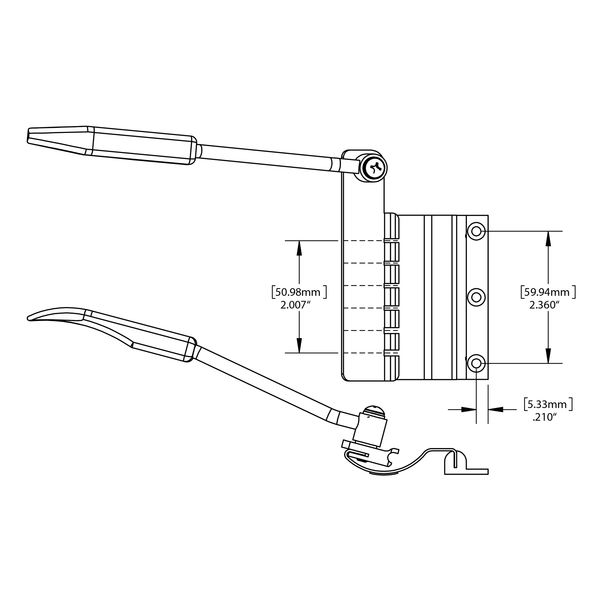 Vibrola court StewMac pour Gibson® Vibrola court StewMac pour Gibson®
