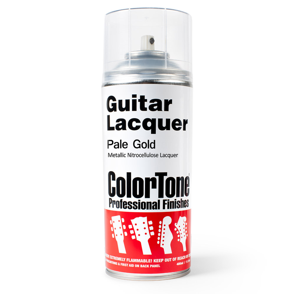 Laque ColorTone en aérosol pour guitares, Pale Gold