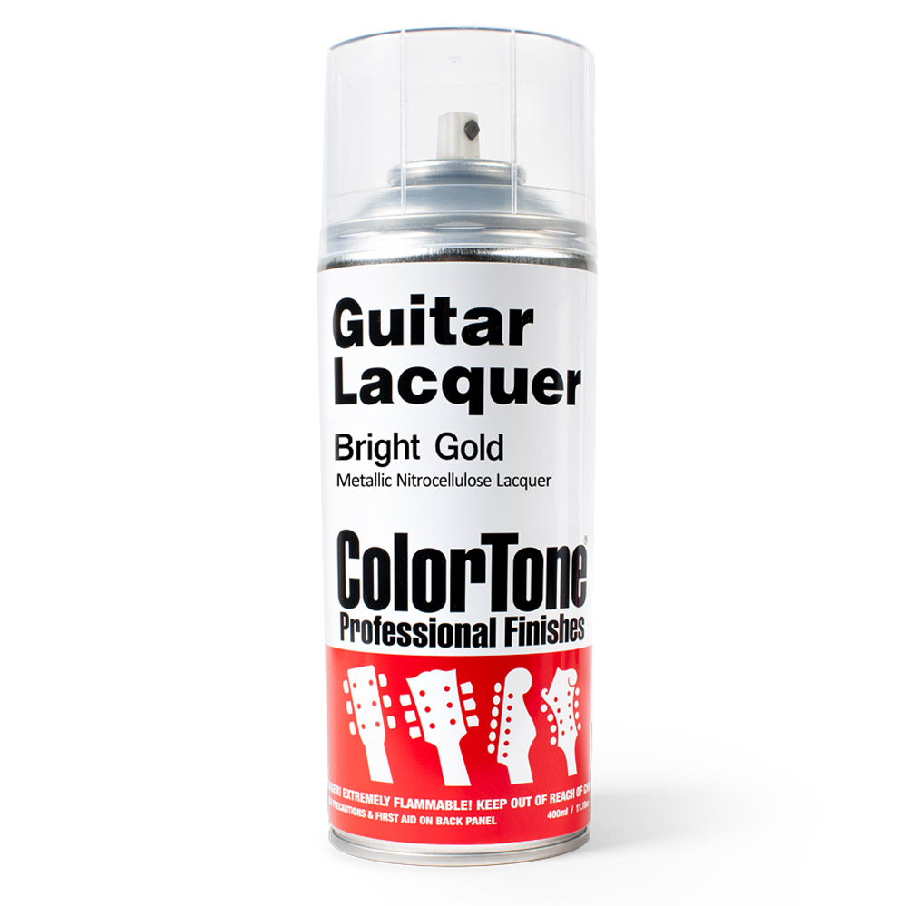 Laque ColorTone en aérosol pour guitares, Bright Gold