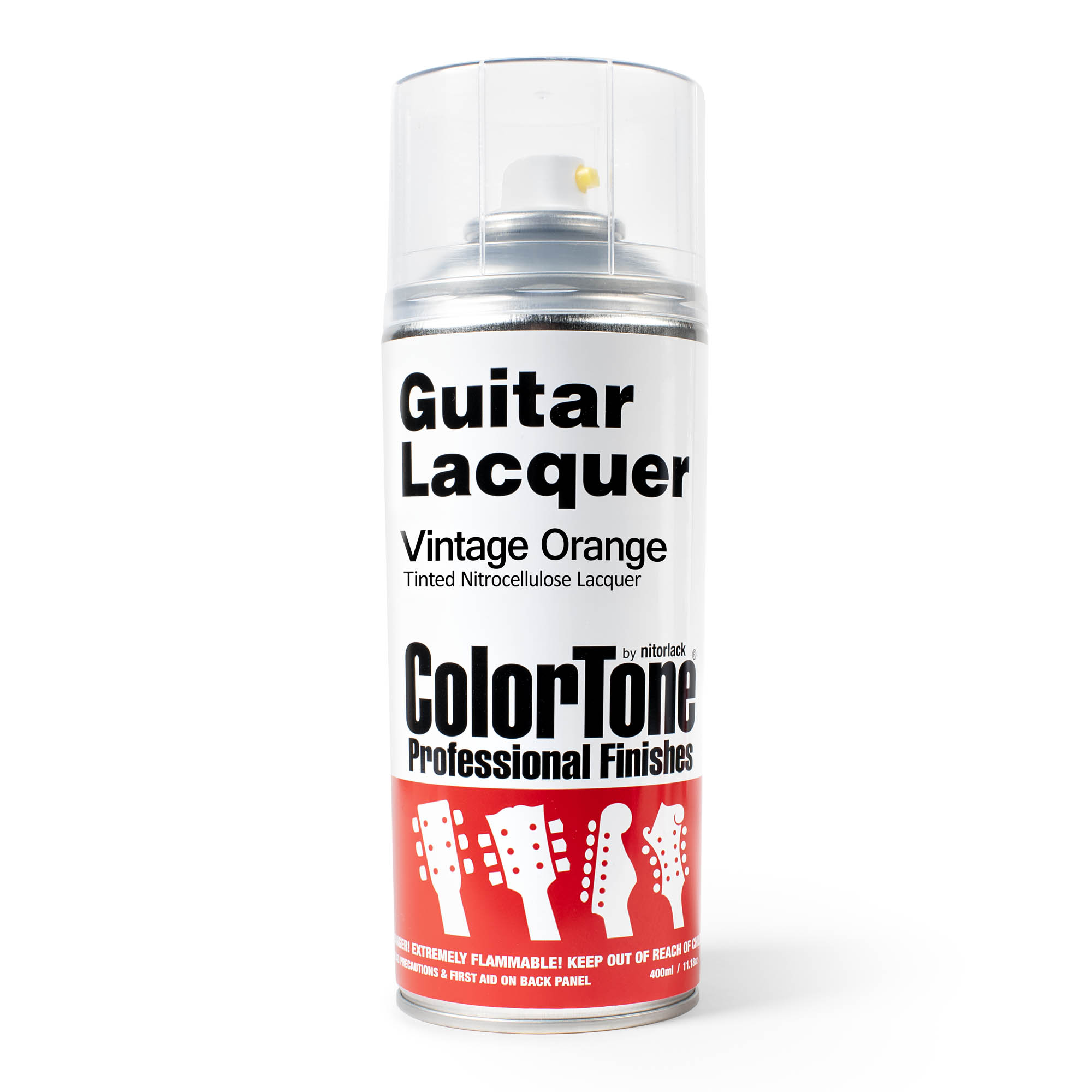 Laque ColorTone en aérosol pour guitares, Orange Vintage