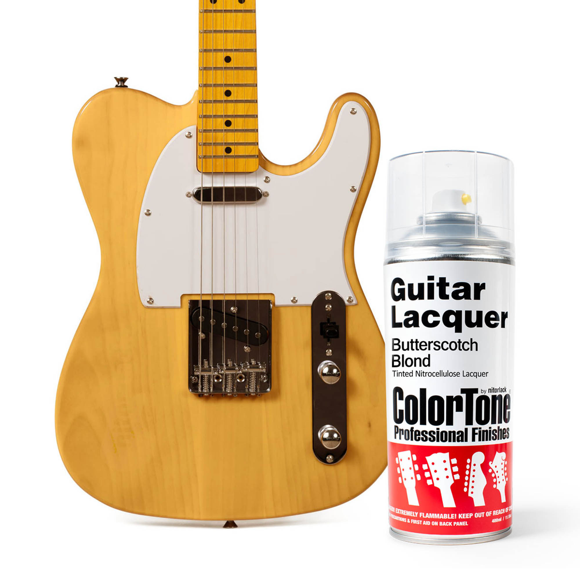 Laque ColorTone en aérosol pour guitares, Butterscotch Blonde Laque ColorTone en aérosol pour guitares, Butterscotch Blonde