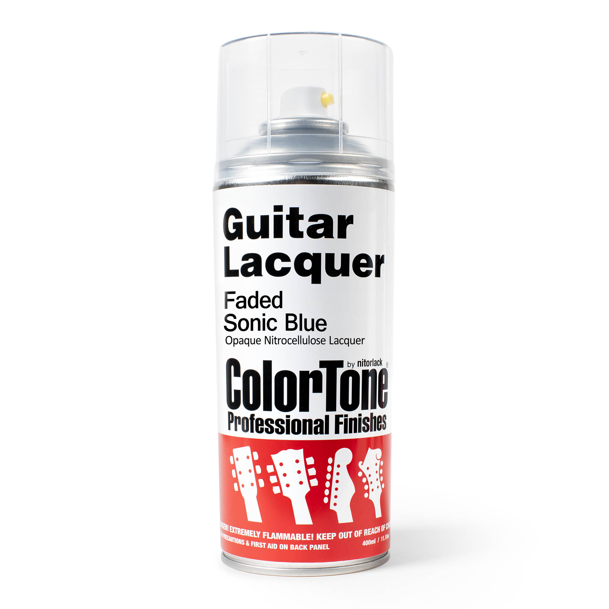 Laque ColorTone en aérosol pour guitares, Faded Sonic Blue