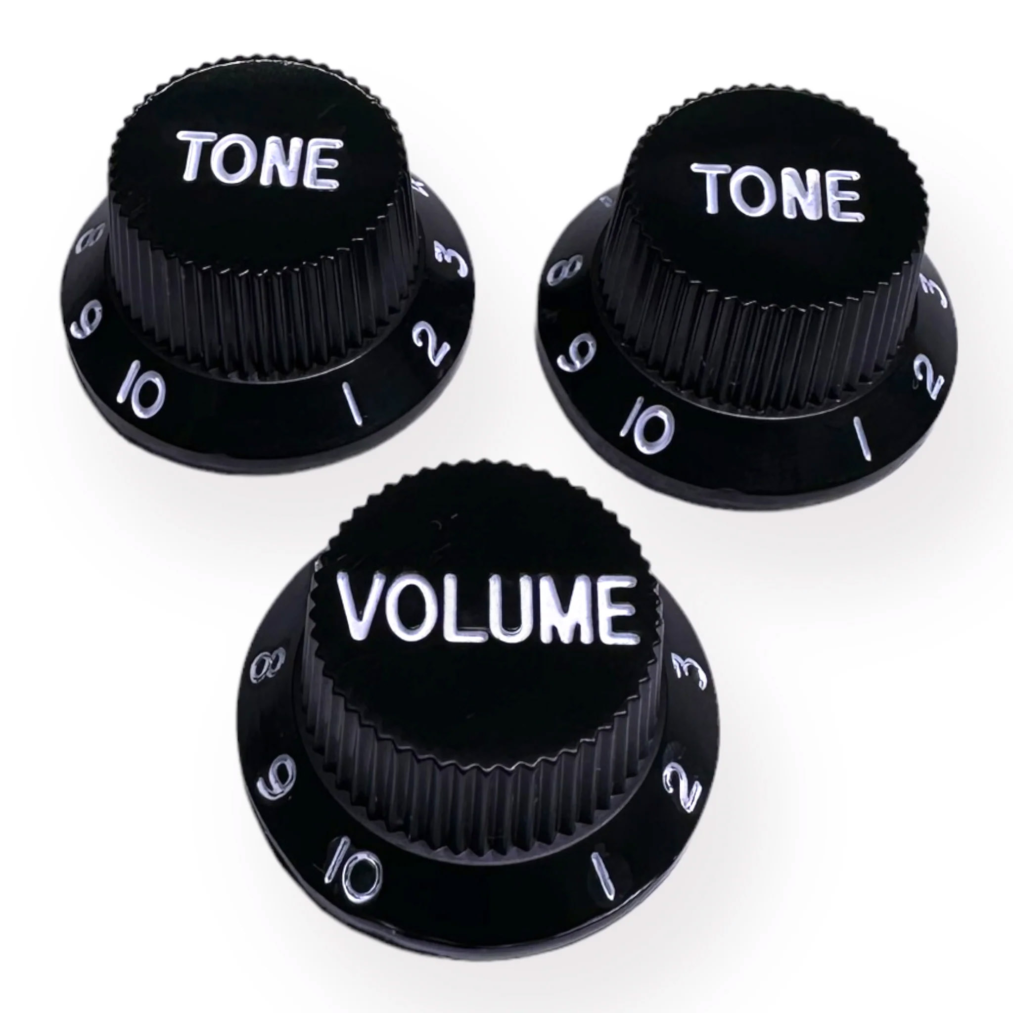 StewMac Volume + Tone Knobs for Strat - Set of 3