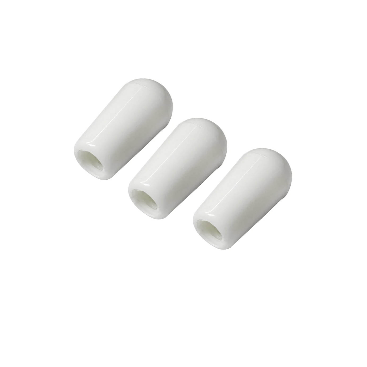 Boutons à Toggle StewMac - Paquet de 3 , Blanc