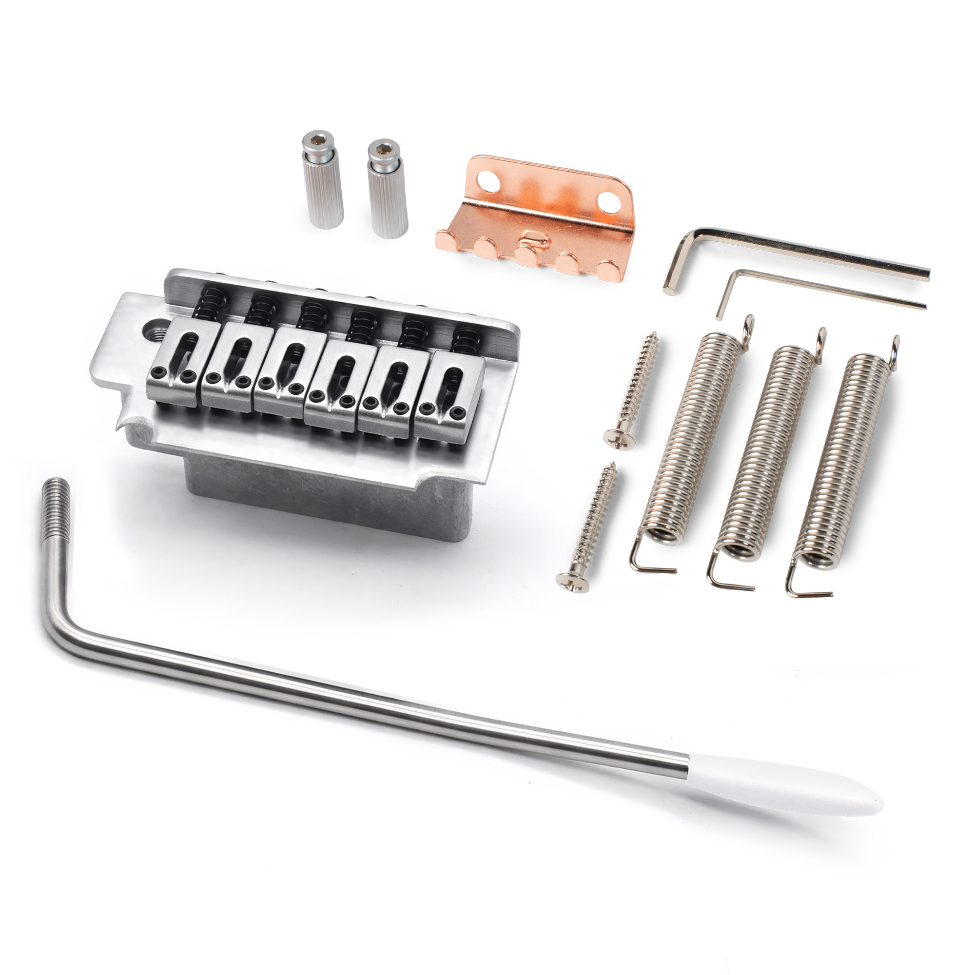 Tremolo StewMac 2-Post&nbsp;, chrome satiné