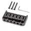 Pont semi-Hardtail StewMac à 6 cordes, Corde à travers le corps, Nickel noir 6-String Pont semi-Hardtail StewMac à 6 cordes, Corde à travers le corps, Nickel noir 6-String