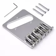 Pont StewMac 6-Saddle pour télé, Chrome