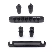 Pont et pièce arrière StewMac Tune-o-matic 7-String, noir satiné