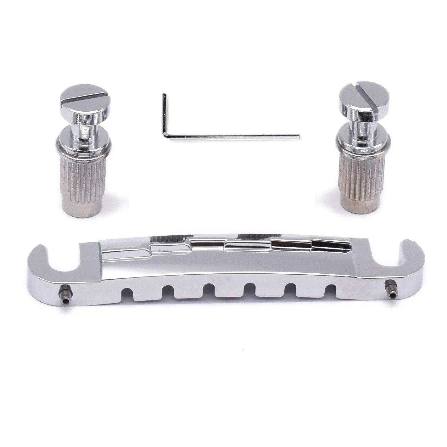 Pont enveloppant compensé StewMac, chrome