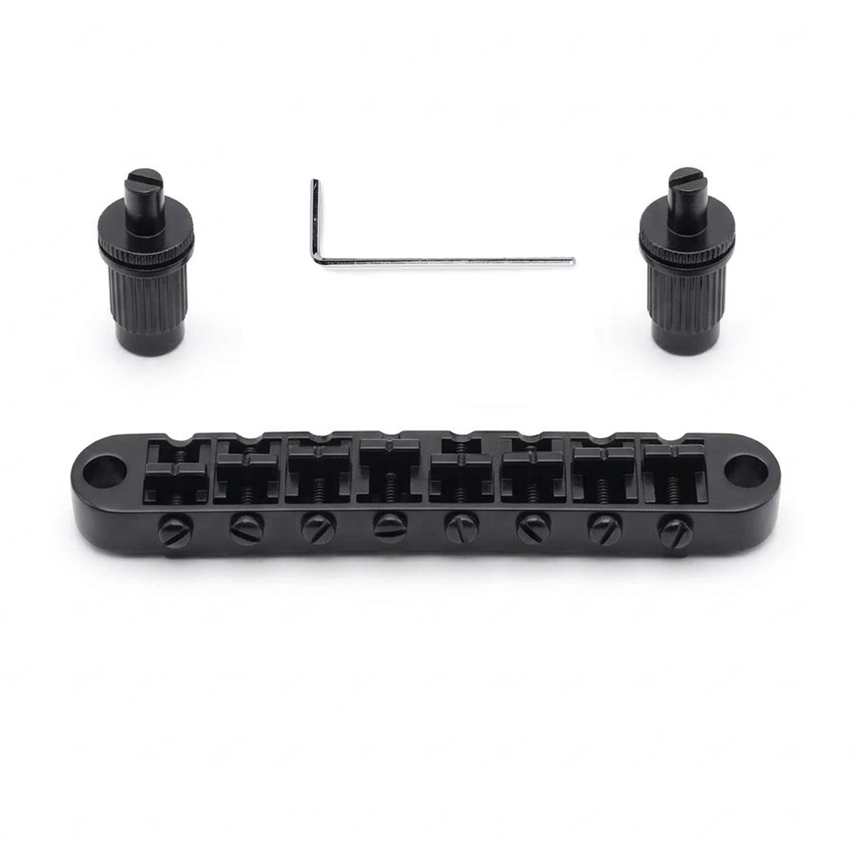 Pont StewMac Tune-O-Matic à 8-String, noir