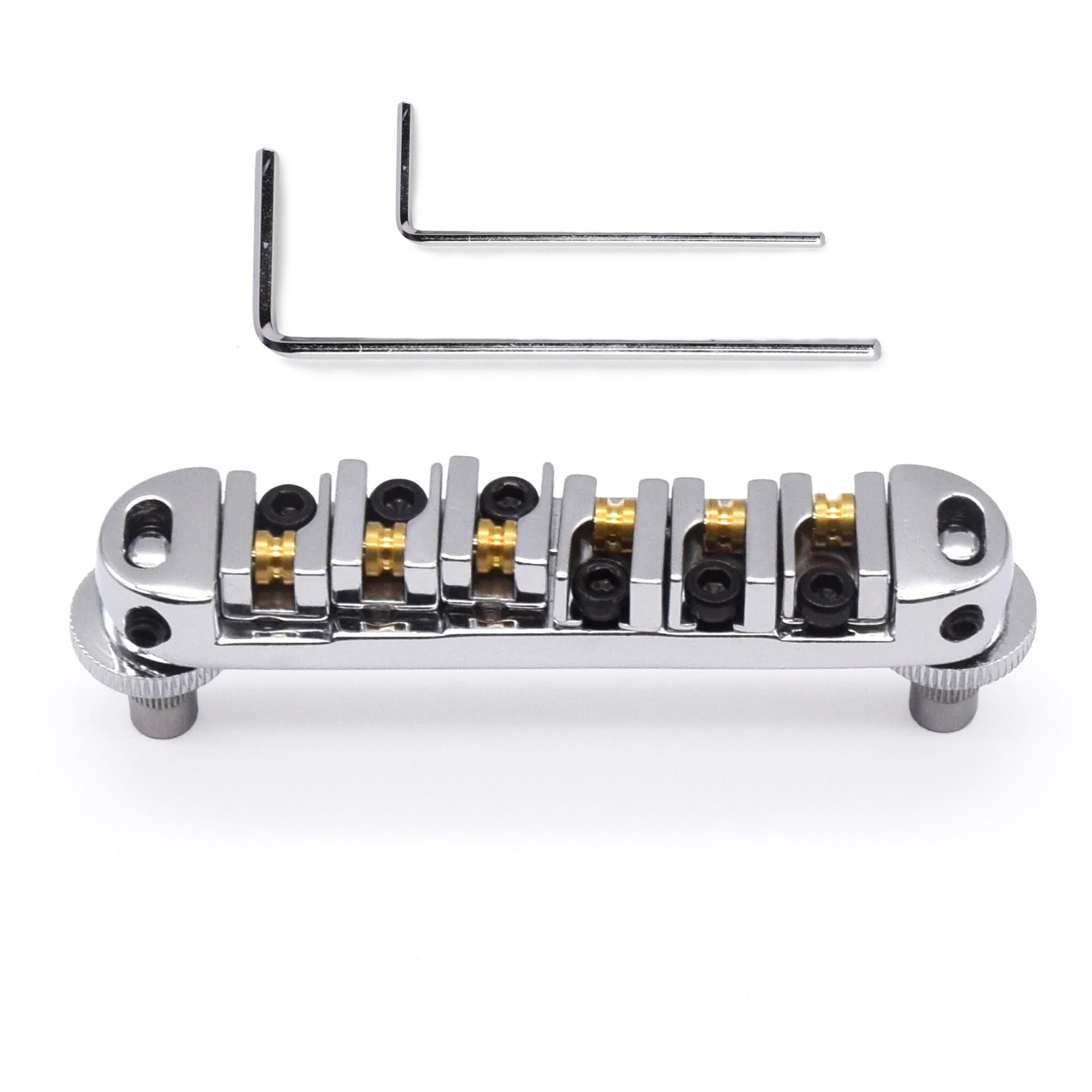 StewMac chevalet à rouleaux, chrome