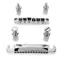 Pont et pièce arrière StewMac Tune-o-matic 12-String, chrome Pont et pièce arrière StewMac Tune-o-matic 12-String, chrome