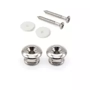 Boutons de sangle StewMac, nickel, lot de 2