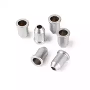 Ferrules à balle StewMac Corde de guitare, Satin Chrome, Lot de 6