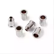Ferrules à puces StewMac Corde de guitare, Nickel, Jeu de 6