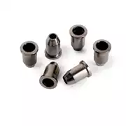Ferrules à puces StewMac Corde de guitare, Nickel noir, Lot de 6