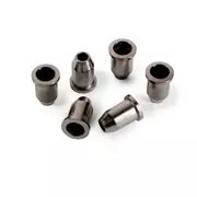 Ferrules à puces StewMac Corde de guitare, Nickel noir, Lot de 6