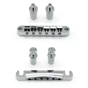 Pont et queue StewMac Tune-o-matic, chrome