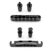 Pont et pièce d’appui StewMac Tune-o-matic, noir