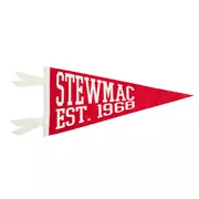 Merch StewMac en édition limitée, Pennant en feutre Retro StewMac