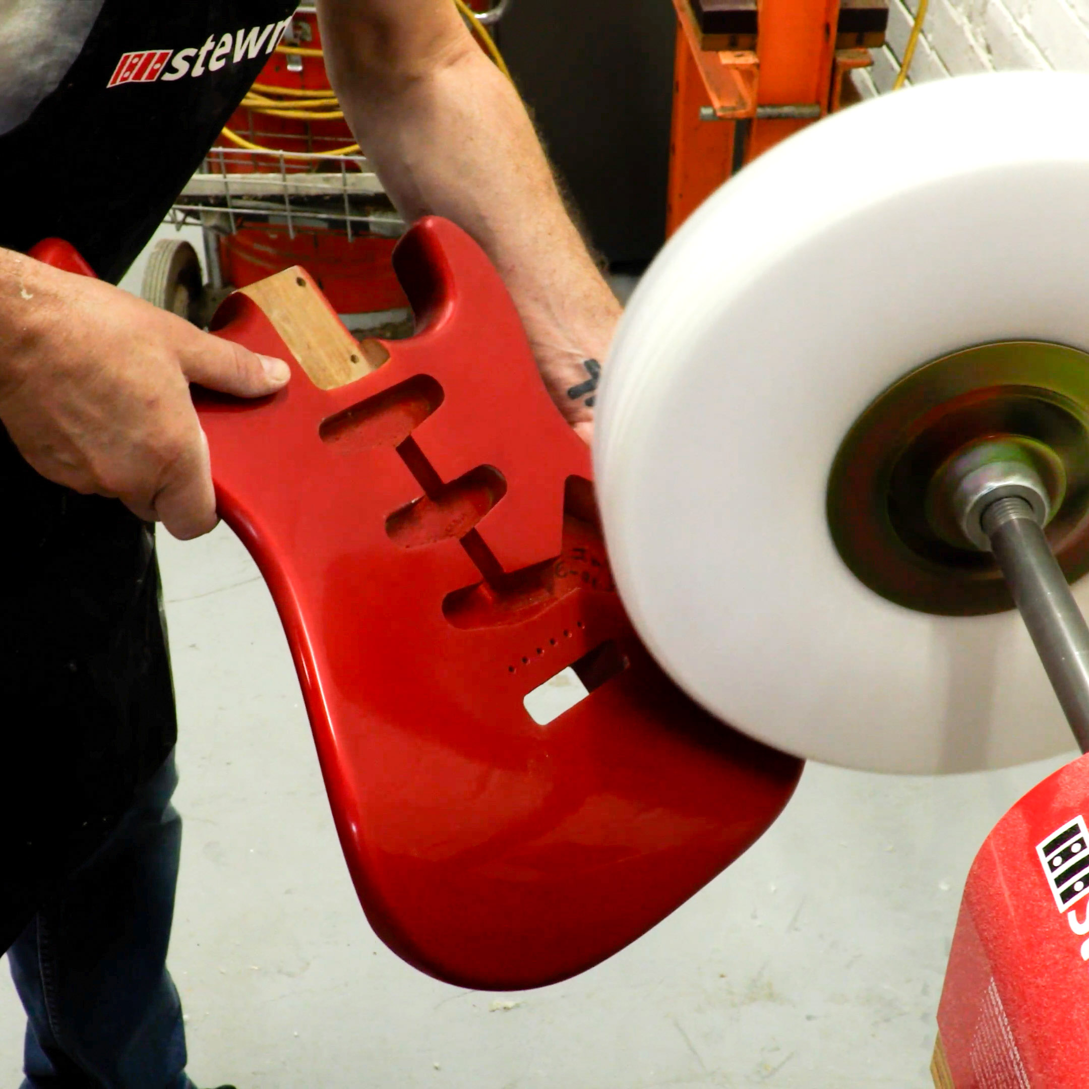 Set de finition aérosol ton sur ton pour bonbon rouge pomme