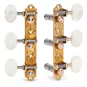 Tuners classiques Sloane Prototype en ÉDITION LIMITÉE avec rouleaux en aluminium, embase feuille, boutons Pearloid