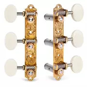 Tuners classiques Sloane Prototype en ÉDITION LIMITÉE avec rouleaux en aluminium, embase à feuilles, boutons ivoroïdes