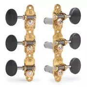 Sloane Classical Tuners Prototype en ÉDITION LIMITÉE avec rouleaux en aluminium, plaque de base fleur, boutons en ébène