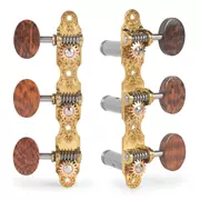 Tuners classiques Sloane Prototype en ÉDITION LIMITÉE avec rouleaux en aluminium, plaque de base fleur, boutons serpent