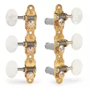 Tuners Sloane Classical Prototype en ÉDITION LIMITÉE avec rouleaux en aluminium, plaque de base florale, boutons nacrés