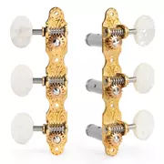 Tuners classiques Sloane Prototype en ÉDITION LIMITÉE avec rouleaux en aluminium, embase déco, boutons Pearloid