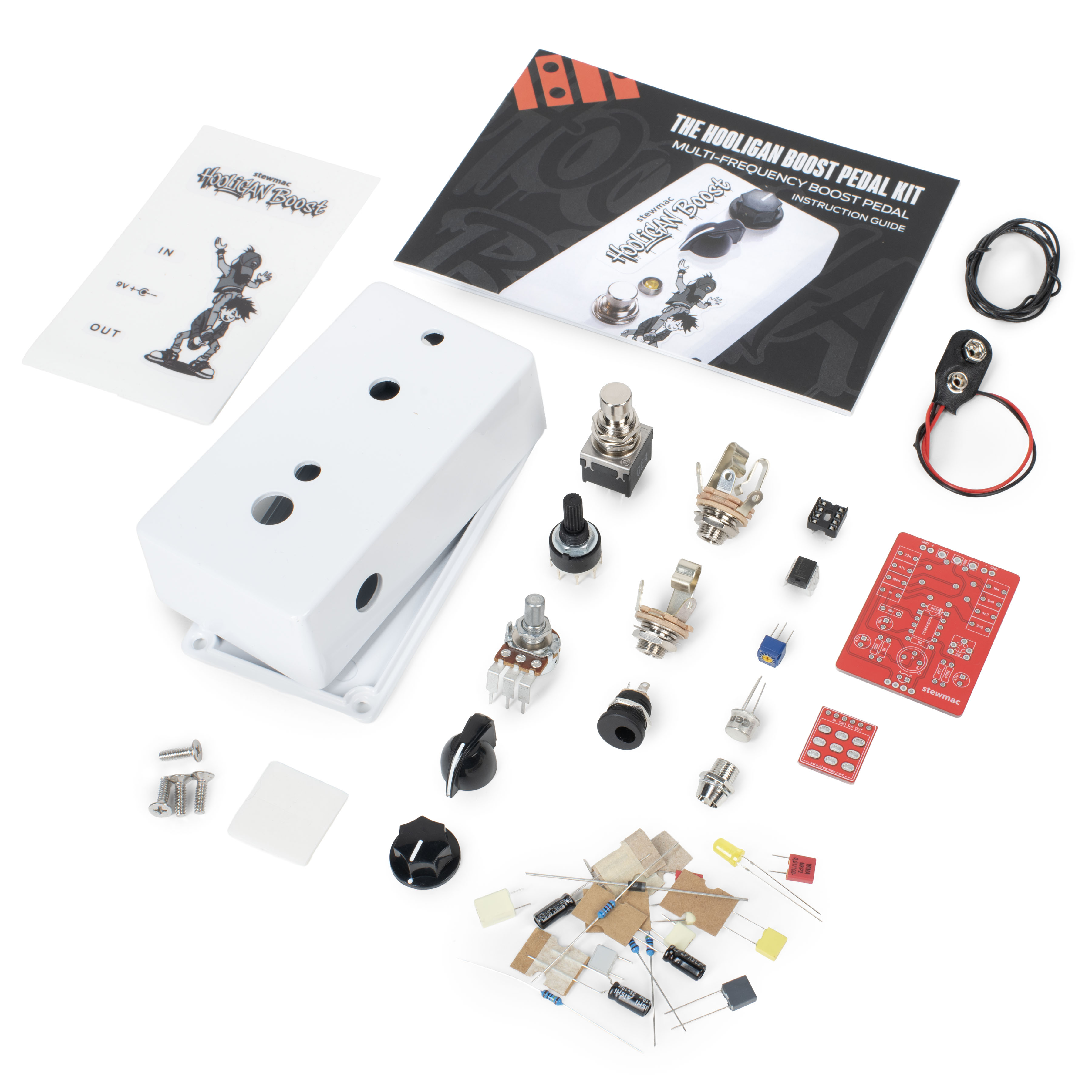 StewMac Hooligan Boost DIY Pedal Kit