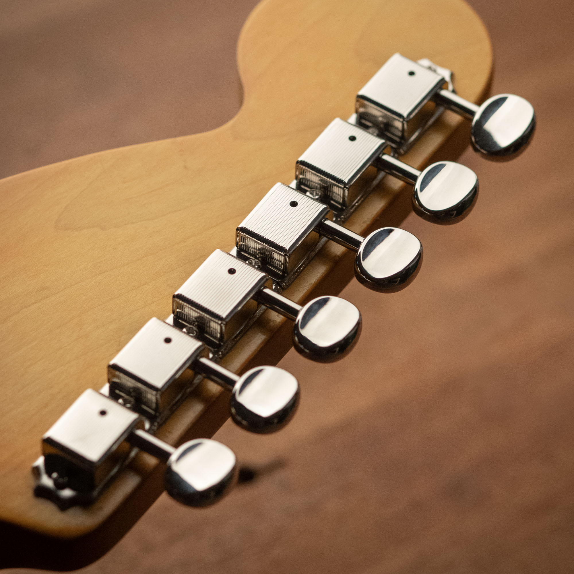 Tuners 6-In-Line à bouton ovale de style vintage Golden Age