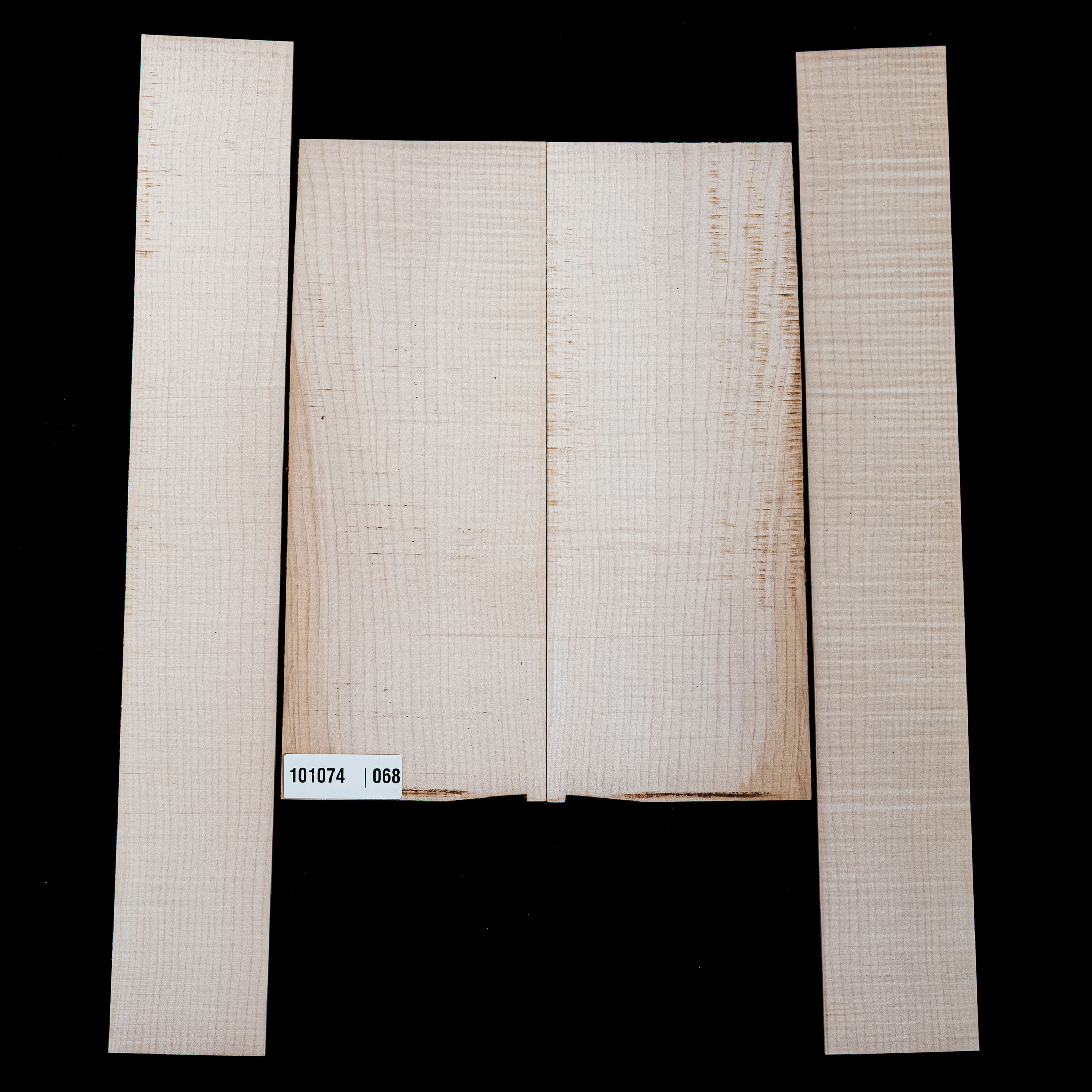 Fond + Paire d’éclisses en érable rouge Big Leaf - 068