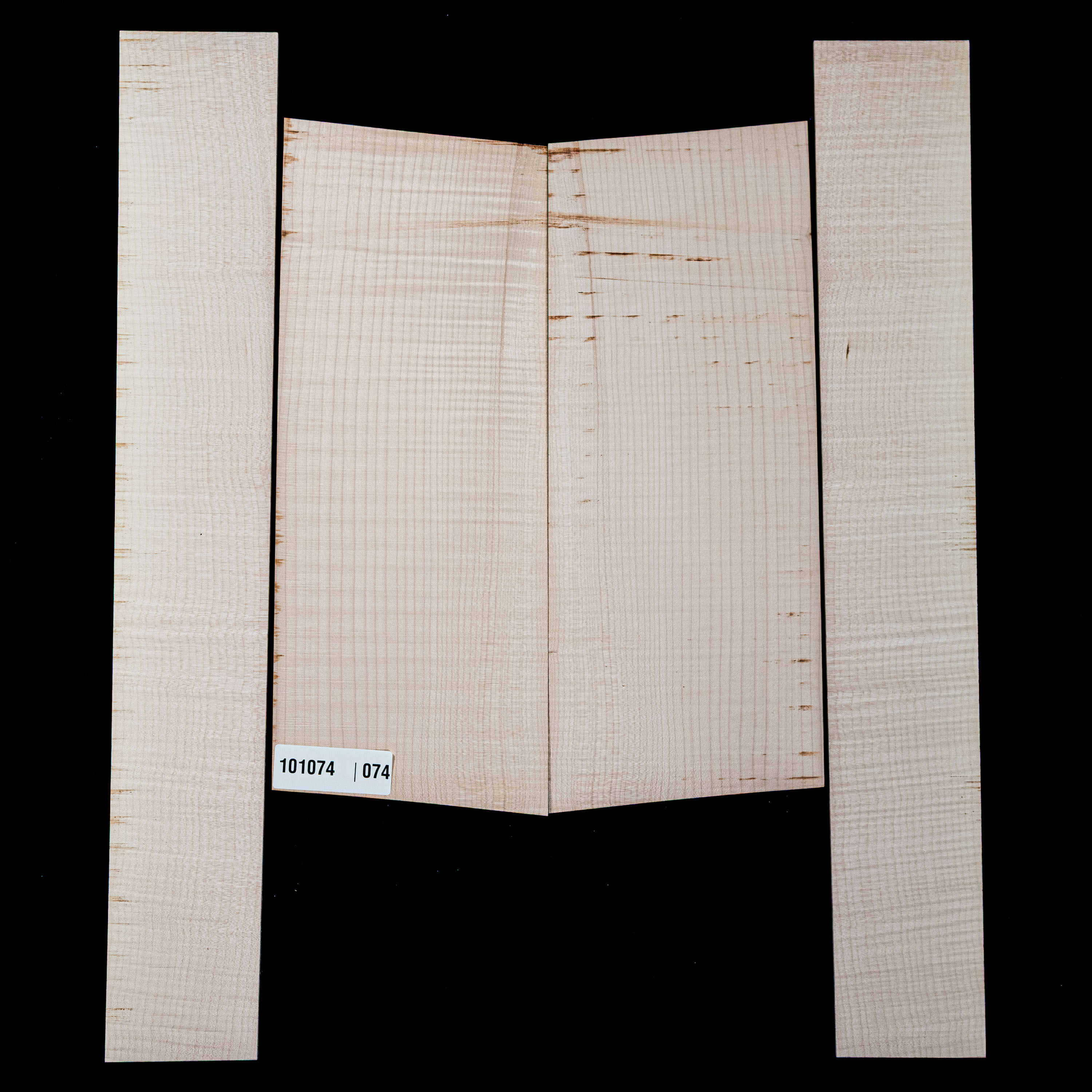 Fond + Paire d’éclisses en érable rouge Big Leaf - 074