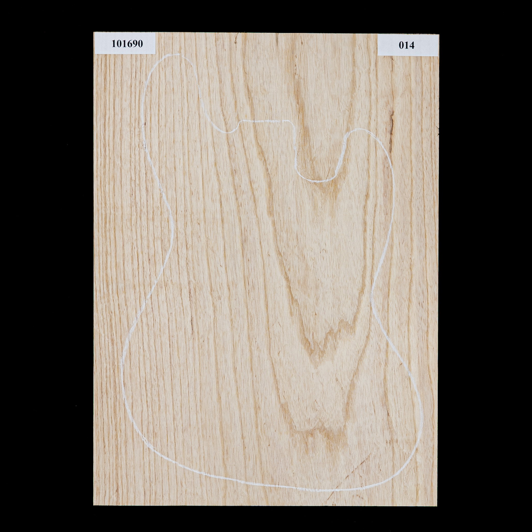 Corps surdimensionné vierge Swamp Ash, 1-Piece (9,9 lb) - 014 Corps surdimensionné vierge Swamp Ash, 1-Piece (9,9 lb) - 014