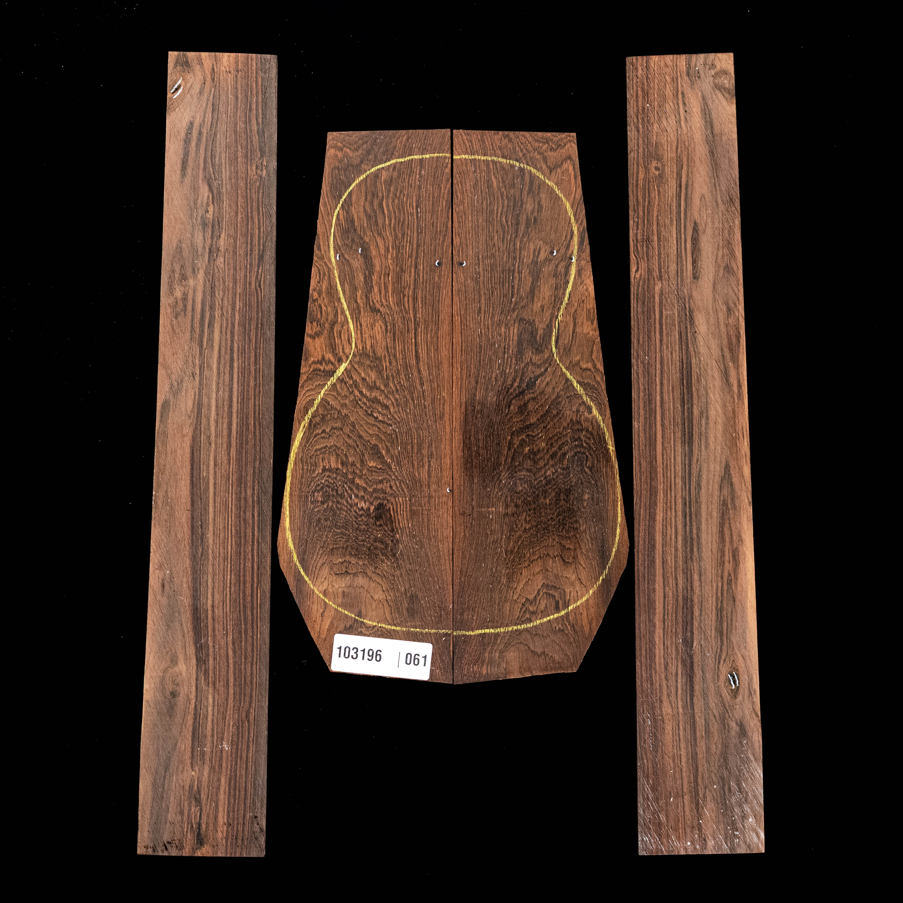 Brazilian Rosewood Back + Side Set - 061