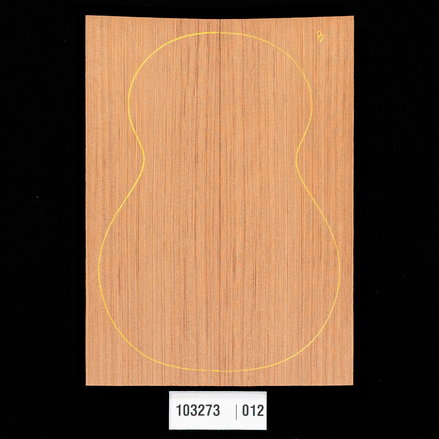 Lost Tunnel Redwood, table d’harmonie pour Baritone Ukulele - 012