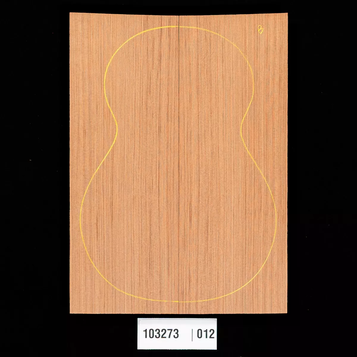 Lost Tunnel Redwood, table d’harmonie pour Baritone Ukulele - 012 Lost Tunnel Redwood, table d’harmonie pour Baritone Ukulele - 012