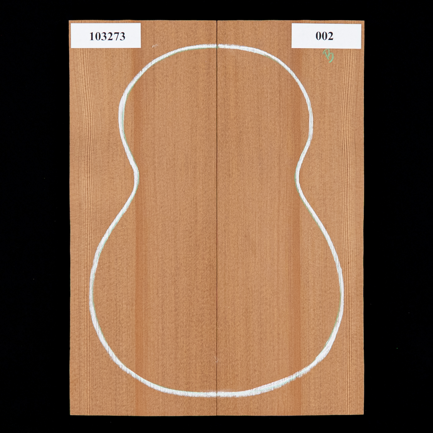 Lost Tunnel Redwood, table d’harmonie pour Baritone Ukulele - 002 Lost Tunnel Redwood, table d’harmonie pour Baritone Ukulele - 002