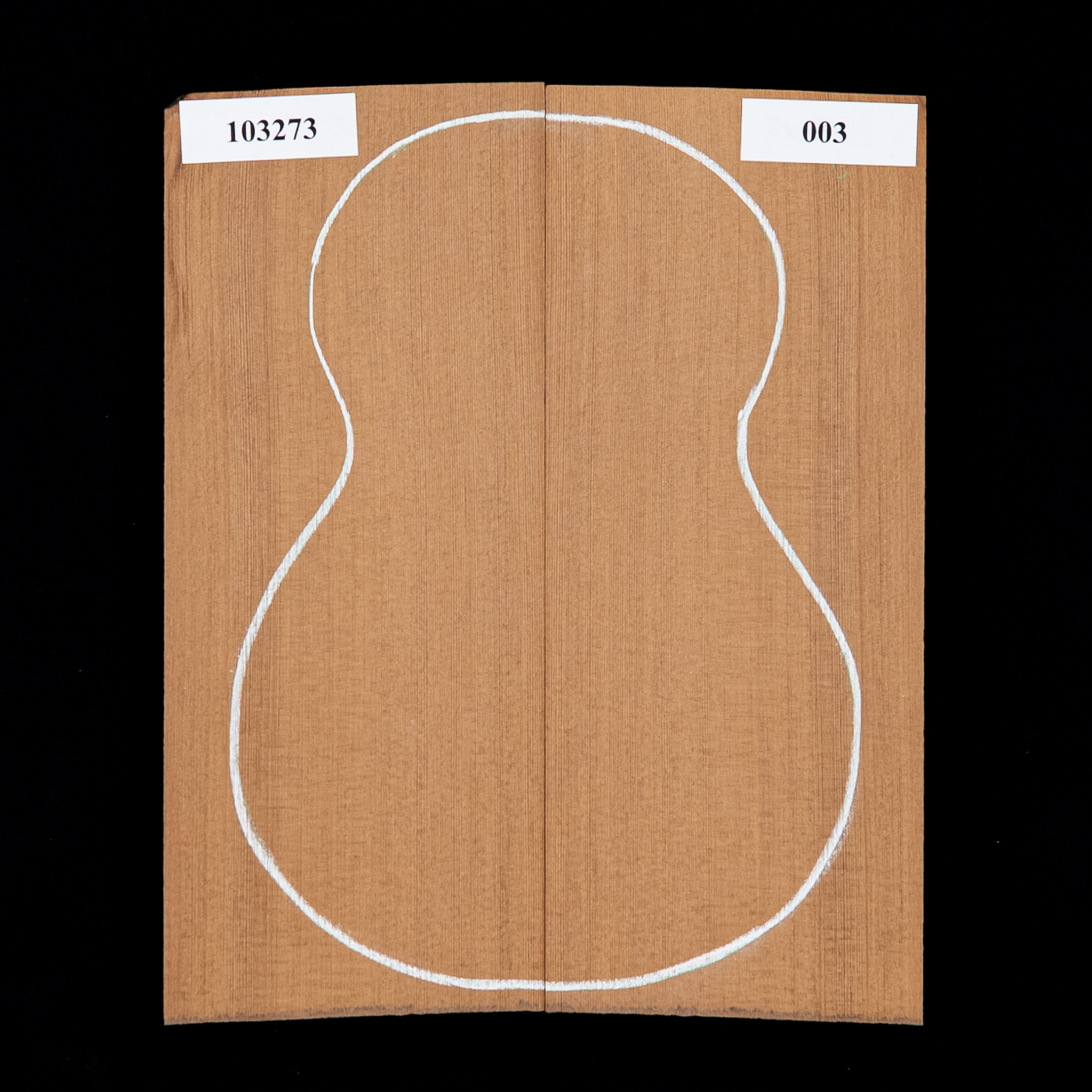 Lost Tunnel Redwood, table d’harmonie pour Baritone Ukulele - 003 Lost Tunnel Redwood, table d’harmonie pour Baritone Ukulele - 003