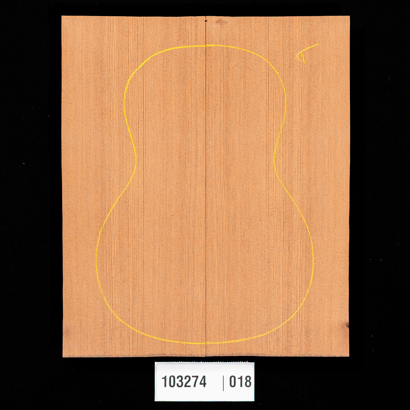 Perte de la table d’harmonie Tunnel Redwood pour Tenor Ukulele - 018