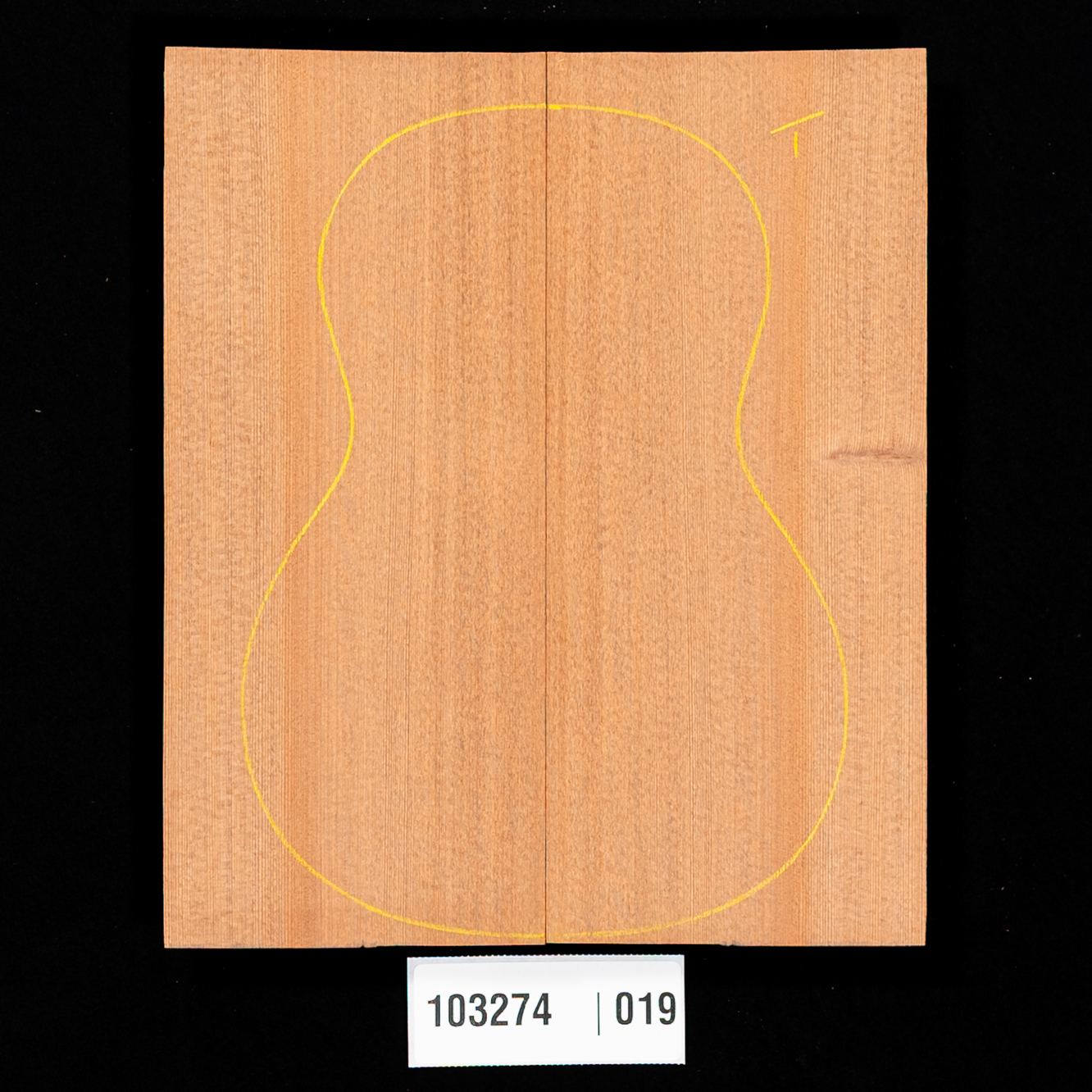 Perte de la table d’harmonie Tunnel Redwood pour Tenor Ukulele - 019