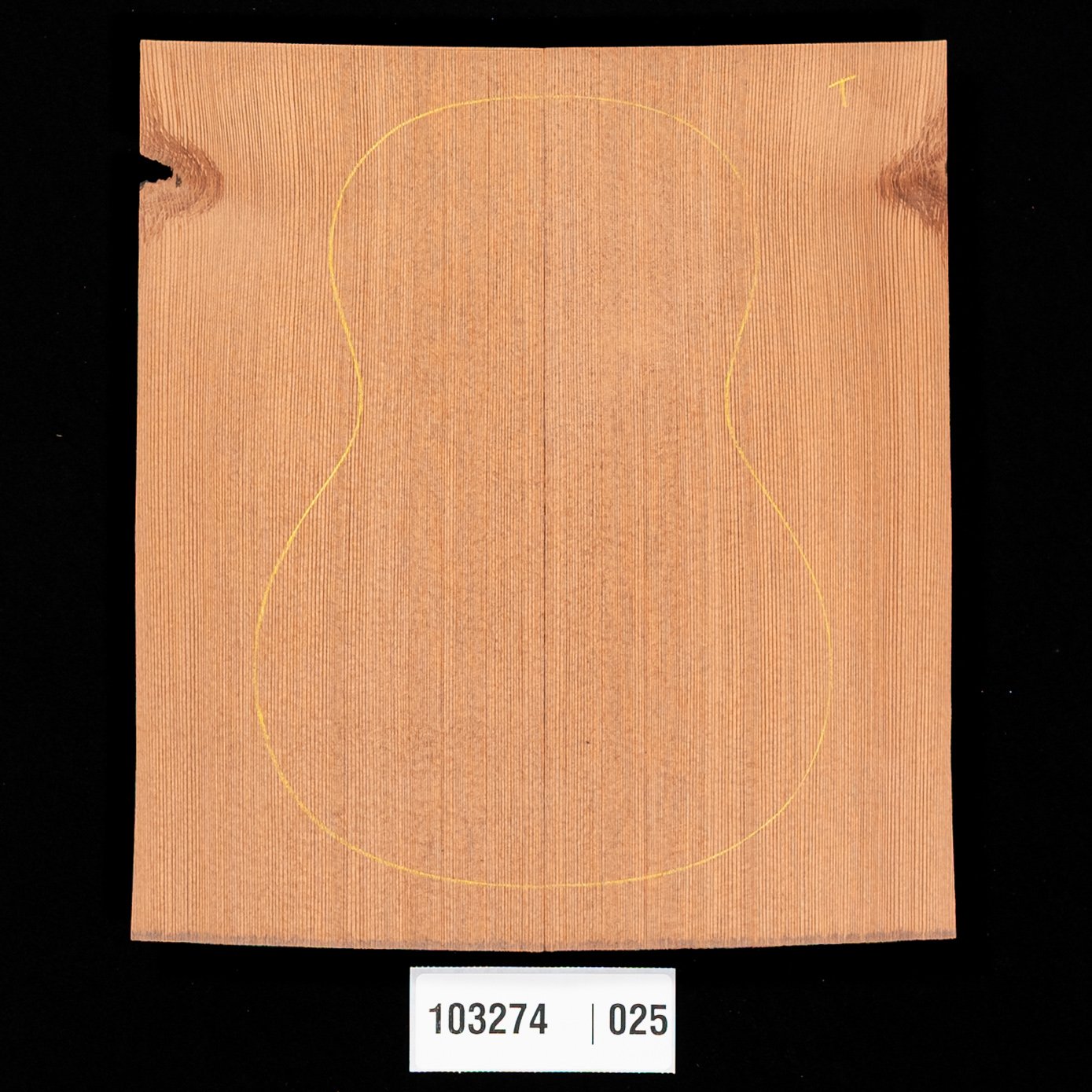 Lost Tunnel Redwood Soundboard for Tenor Ukulele - 025