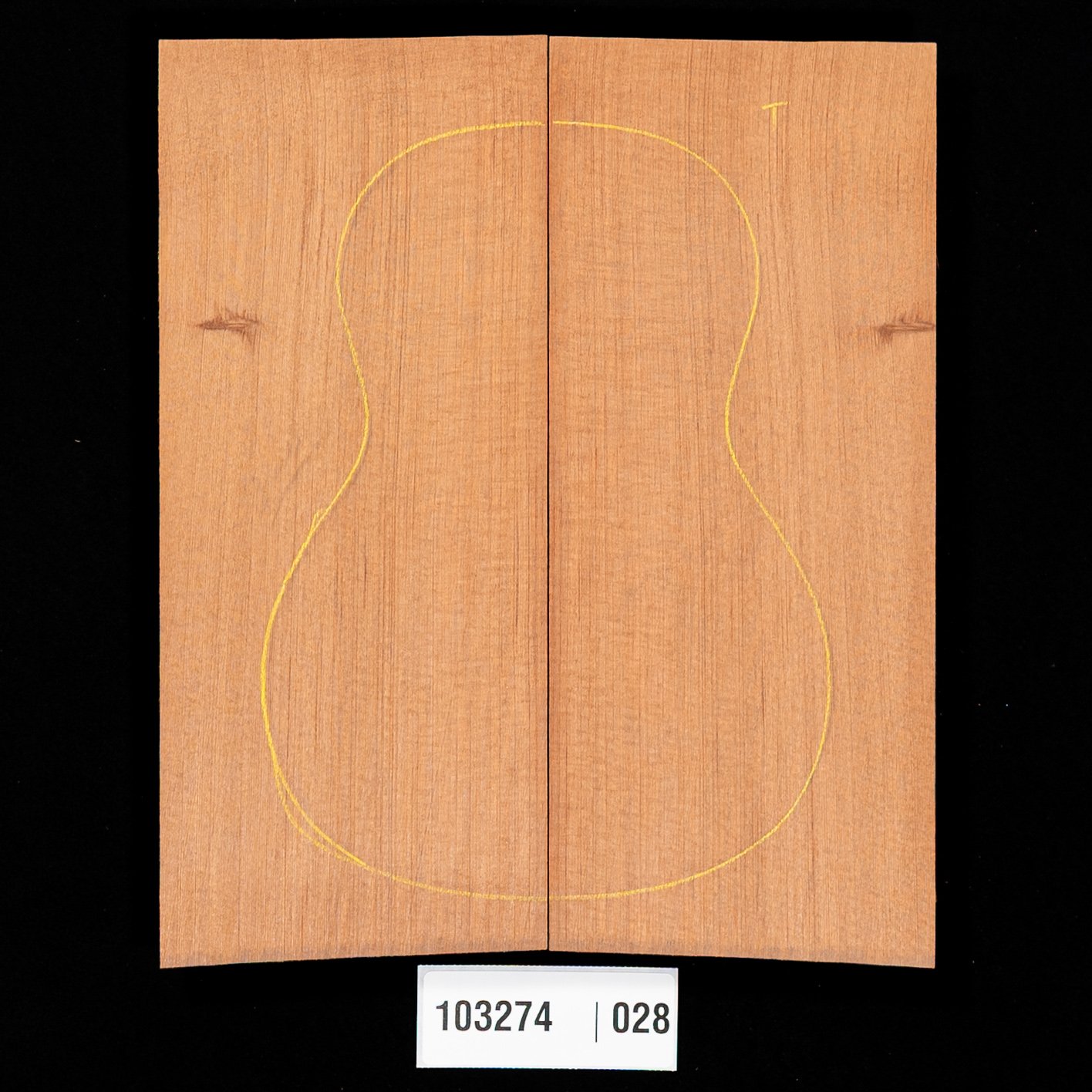 Lost Tunnel Redwood Soundboard for Tenor Ukulele - 028
