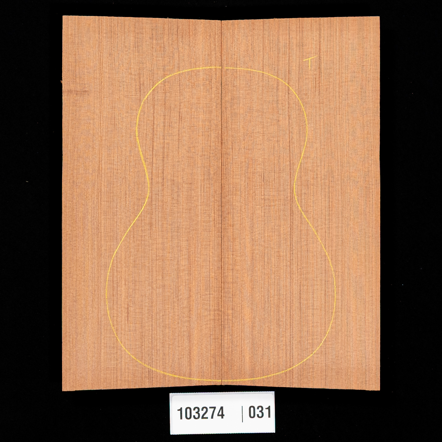 Perte de la table d’harmonie Tunnel Redwood pour Tenor Ukulele - 031
