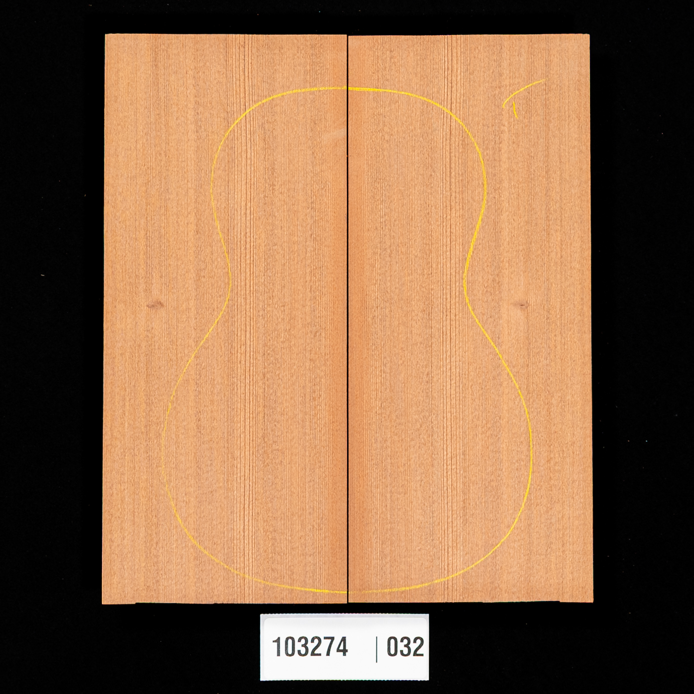 Perte de la table d’harmonie Tunnel Redwood pour Tenor Ukulele - 032