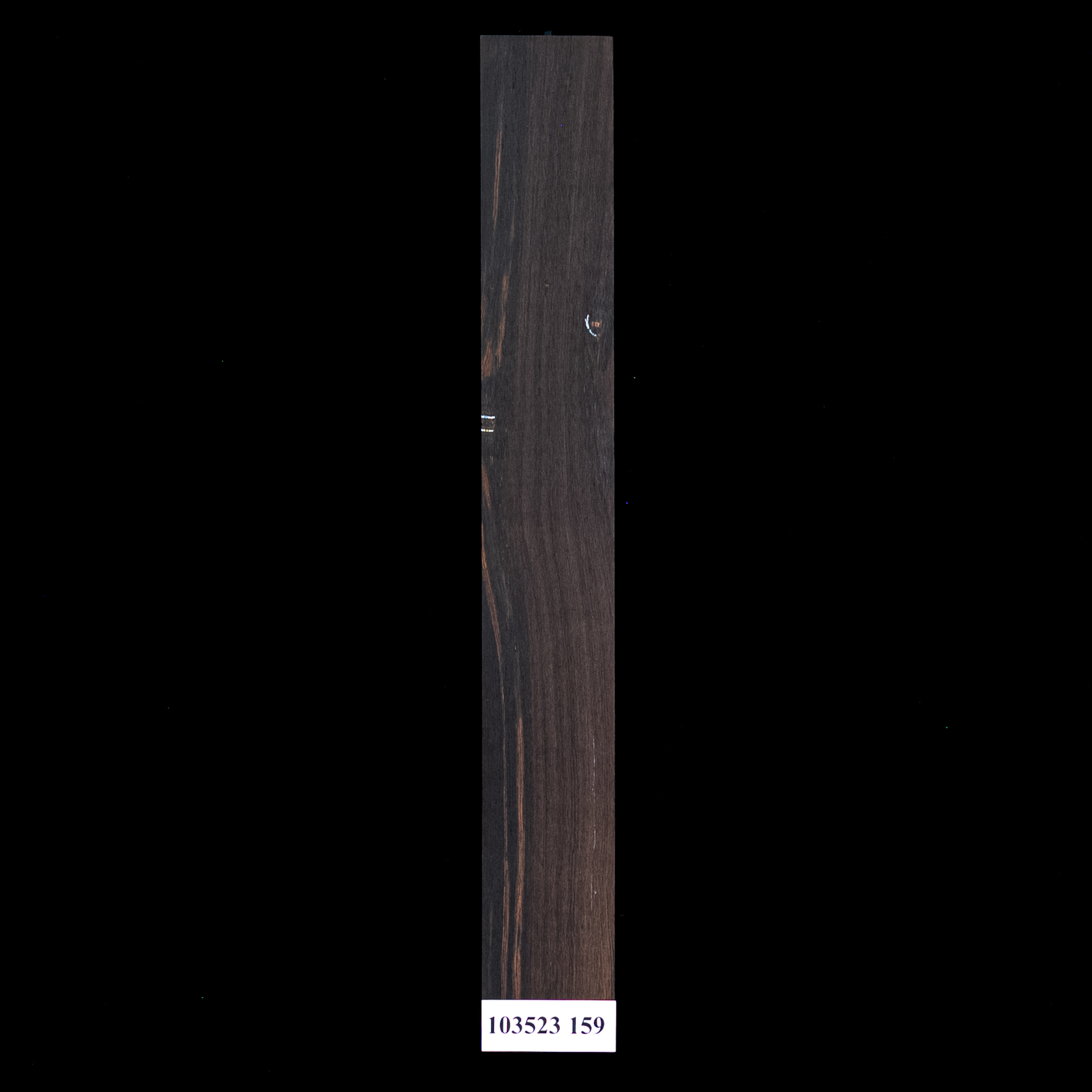 Planche de doigts brésilienne en bois de rose sans rainures pour guitare - 159 Planche de doigts brésilienne en bois de rose sans rainures pour guitare - 159