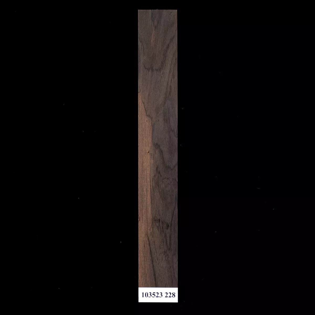 Planche de doigts brésilienne en bois de rose sans rainures pour guitare - 228 Planche de doigts brésilienne en bois de rose sans rainures pour guitare - 228